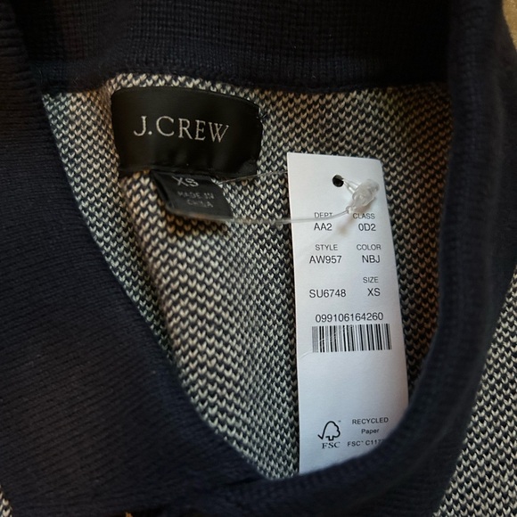 J Crew short-sleeved sweater (x-small) NWT - Picture 2 of 4